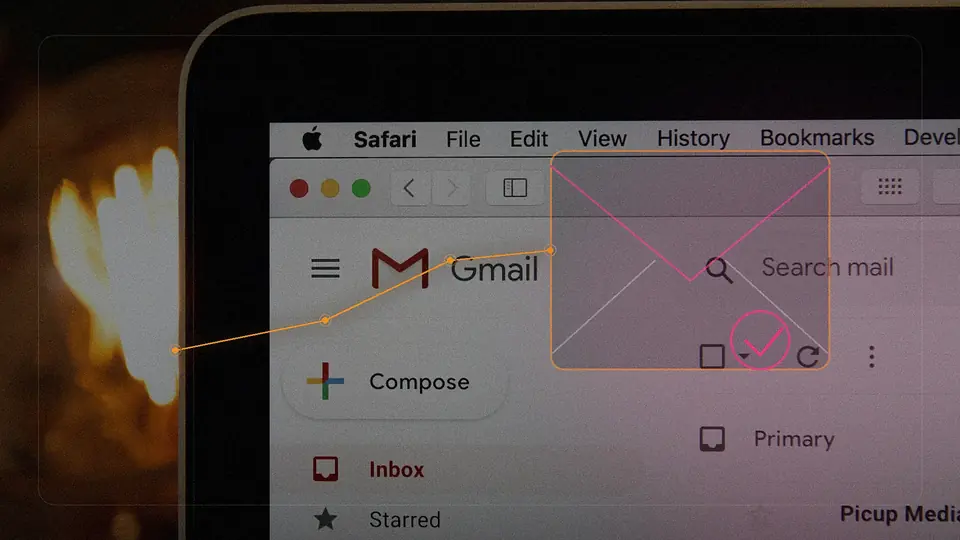 Email communication moving through a verified delivery path