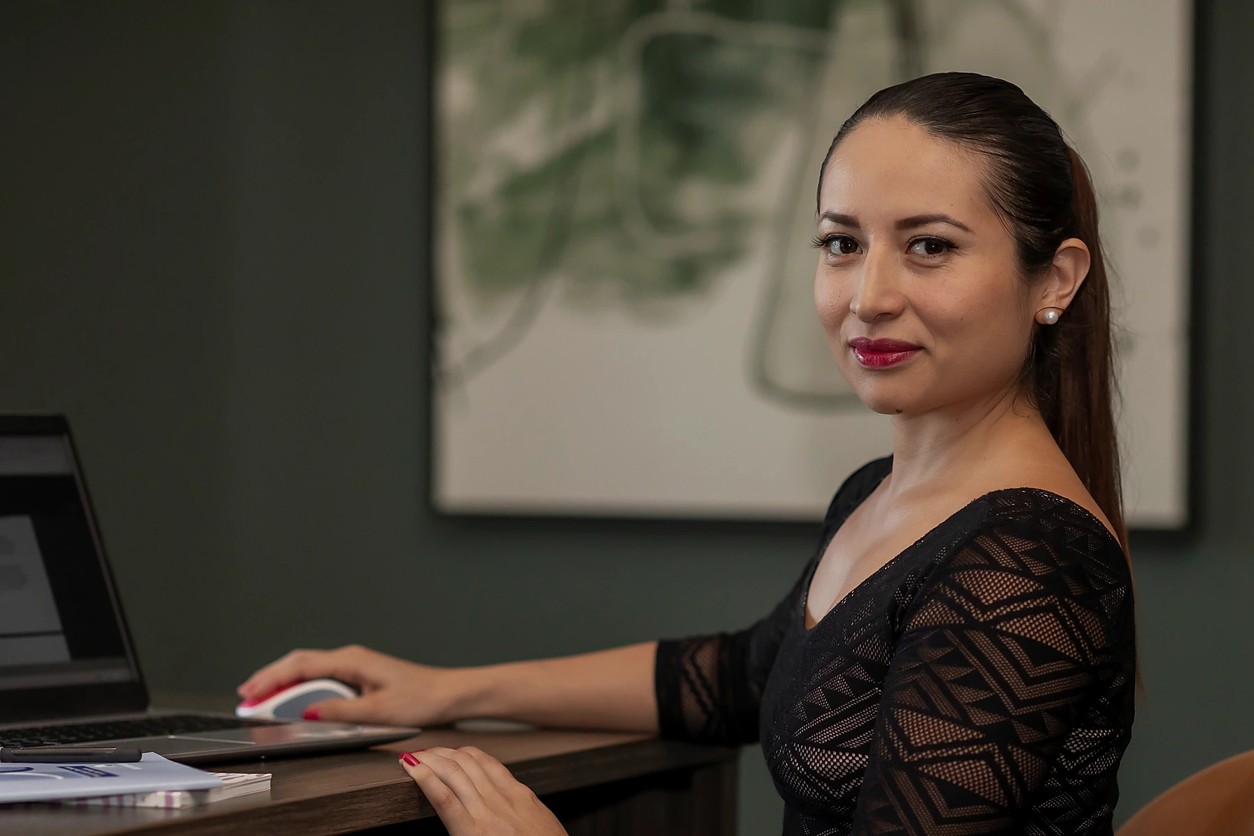 Focused professional responding to a client-impacting interruption